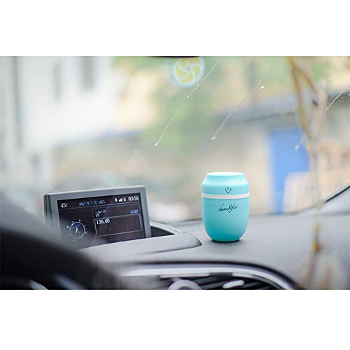 Humidificador Aromaterapia,JiaMeng Atomizador portátil del Mini humectador silencioso del humectador de 220ML USB para la Oficina, Coche - JMJS028