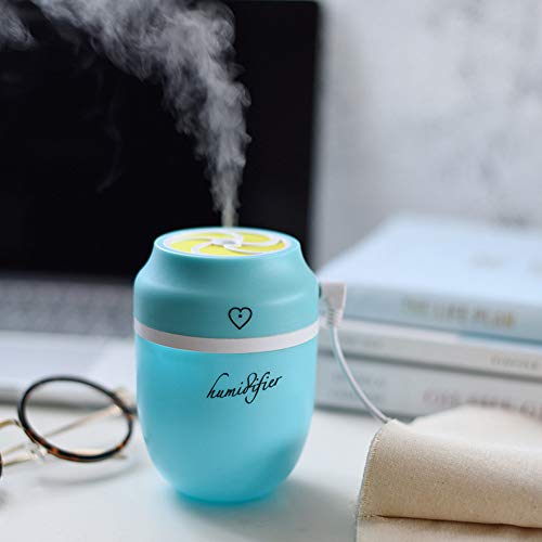 Humidificador Aromaterapia,JiaMeng Atomizador portátil del Mini humectador silencioso del humectador de 220ML USB para la Oficina, Coche - JMJS028