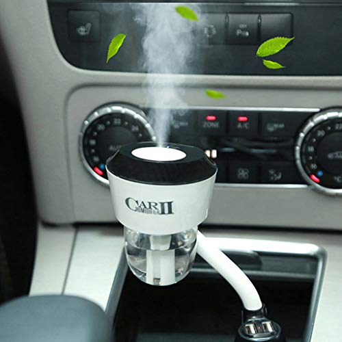 Humidificador Aromaterapia,JiaMeng Difusor 1 2 USB del Aroma del ambientador del ambientador del purificador del Aire del humectador de Vapor casero Auto Auto 12V - JMJS022
