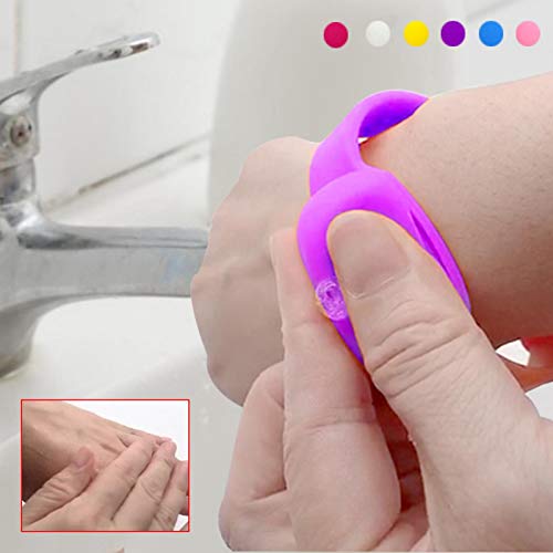 Huoyin Pulsera Dispensadora De Líquido, Pulsera Pulsera Dispensador De Silicona para Niños Adultos Al Aire Libre Mano Diaria