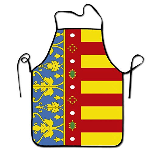 HUOZHE Spain Spanish Valencia Unique Design Delantal Women Men Chef Home Barber Cocina Gardening