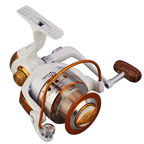 HXF- Pesca Pesca Línea Barco 13 Eje Full Metal Head Lu Ya Barra de Giro de la Rueda de Acero Inoxidable Tiro Largo de Rod del mar Rueda Precisión (Size : 1000)