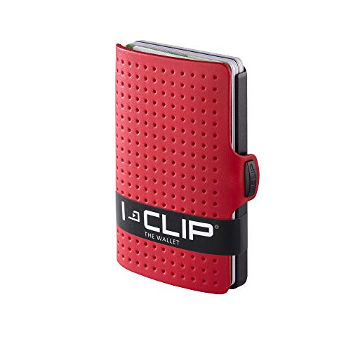 I-CLIP ® Cartera AdvantageR Rojo, Gunmetal-Black (Disponible En 8 Variantes)