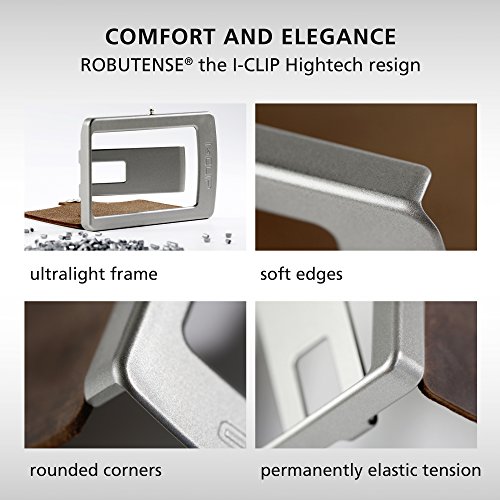 I-CLIP ® Cartera AdvantageR Rojo, Gunmetal-Black (Disponible En 8 Variantes)