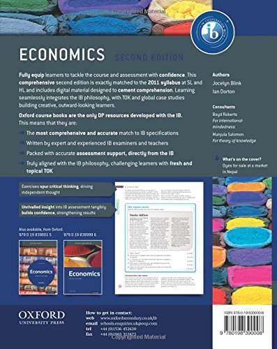 Ib course book: economics. Per le Scuole superiori. Con espansione online: Oxford Ib Diploma Program (IB Economics)
