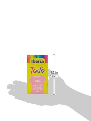 Iberia - Tinte Rosa para ropa, 40°C