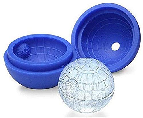 Ice Cube Mold, 2 Piezas De Silicona 3D Ice Cube Food Mold Tray Para Star Wars, Death Star Lovers O Party Theme