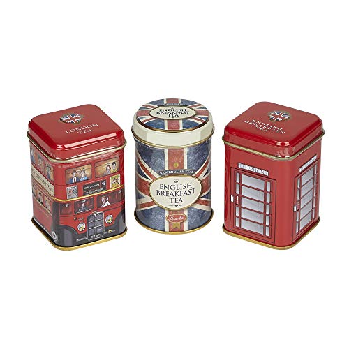 Iconos de London Three Mini Tea Tin Set