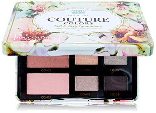 IDC Color paleta maquillaje Couture -sombras ojos, colorete y polvos compactos