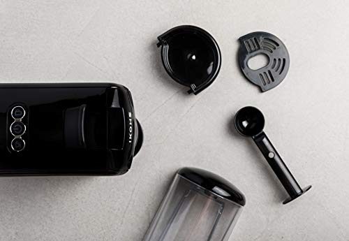 IKOHS Máquina de Café Espresso Italiano - Cafetera Multi Cápsulas Compatible Nespresso 3 en 1, 19 bares con 2 Programas de Café, deposito extraíble, 0,6 L, compacto, 1450 W, apagado automático Gris