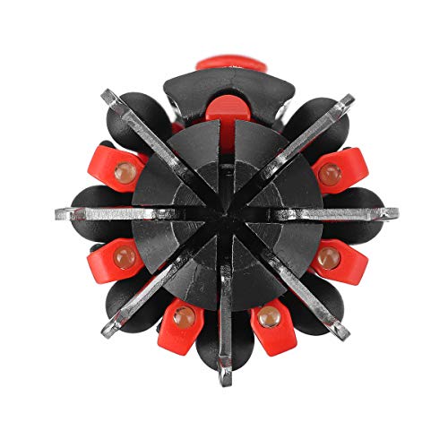 ILS - 8 en 1 Multifuncional Destornillador Móvil Relojes Reparación Electrodomésticos Herramientas con Luz