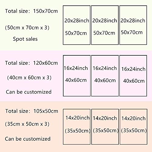 Impresión En Lienzo Pintura 3 Piezas Decoración Arte Pared Lienzo Cartel Impresión En Lienzo Pintura Cuadro Decorativo Sala Estar Decoración 50x70x3 Paisaje Ciudad Hermosa Imagen Pared Ciudad Calp