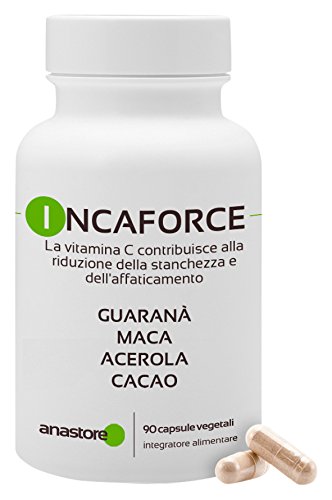 INCAFORCE * 372 mg / 90 cápsulas * Extractos estandarizados * Cerebro, Energía, Inmunitario