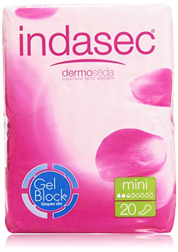 Indasec Discreet - Mini, Bolsa 20 compresas