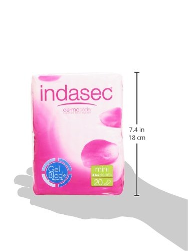 Indasec Discreet - Mini, Bolsa 20 compresas