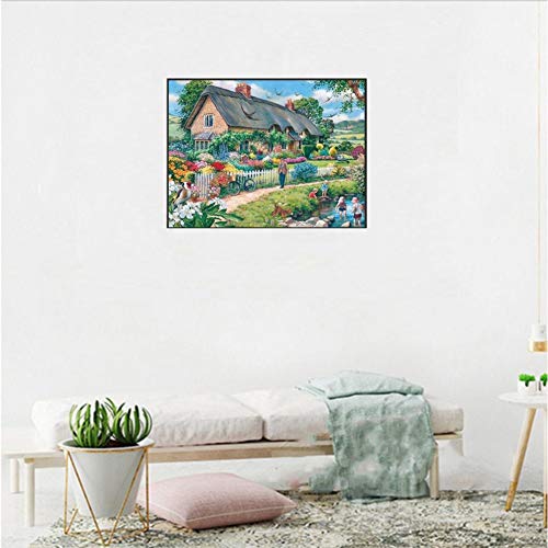 Injoy - Pintura de diamantes de imitación en 5D, punto de cruz, diseño de diamantes, para decoración del hogar, 15,7 x 11,8 pulgadas