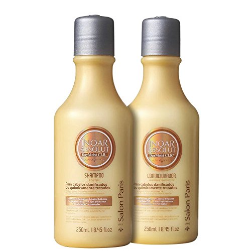 Inoar Dúo Daymoist Champú y Acondicionador Alisado de Queratina - 1 Pack