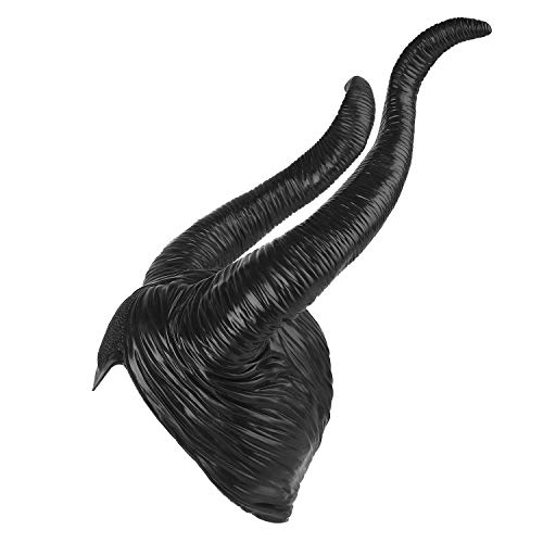 Instenira - Sombrero Maléfica para disfraz de Halloween (talla única), color negro