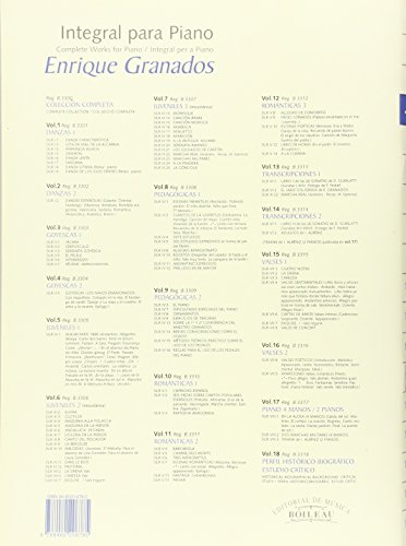 Integral para piano Enrique Granados: Goyescas 2 - B.3304