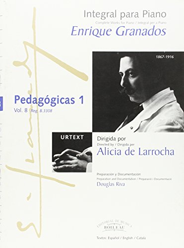 Integral para piano Enrique Granados: Pedagógicas 1 - B.3308