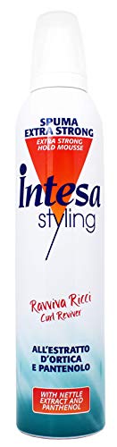 INTESA STYLING espuma extra fuerte que reaviva los rizos, con extracto de Ortiga y Pantenol, 300 mL