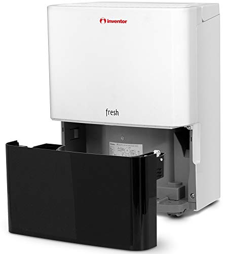 Inventor Fresh 12L, Deshumidificador Portátil con Refrigerante R290 - Deshumidificación Continua y Silenciosa, Panel de Control Digital y Dos Años de Garantía