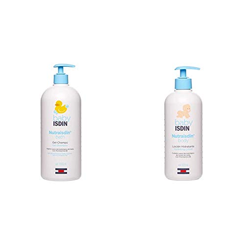 ISDIN PACK NutraISDIN: Bath Gel-Champú 1000 ml + Loción Hidratante Corporal, 500 ml