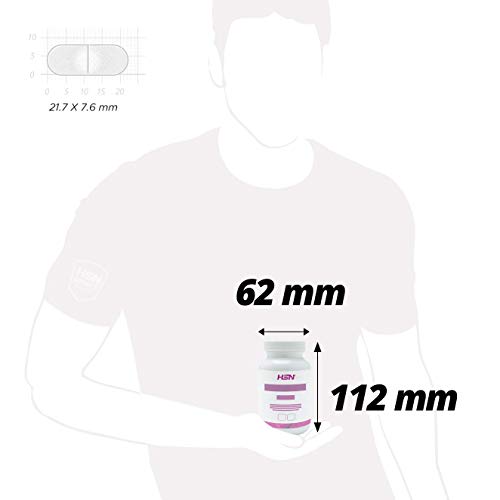 Isoflavonas de Soja de HSN | 150mg 40% Isoflavonas | Suministro para 2 Meses | Combate los Síntomas de la Menopausia: Bochornos, Sofocos | Vegano, Sin Gluten, Sin Lactosa, 120 Cápsulas Vegetales