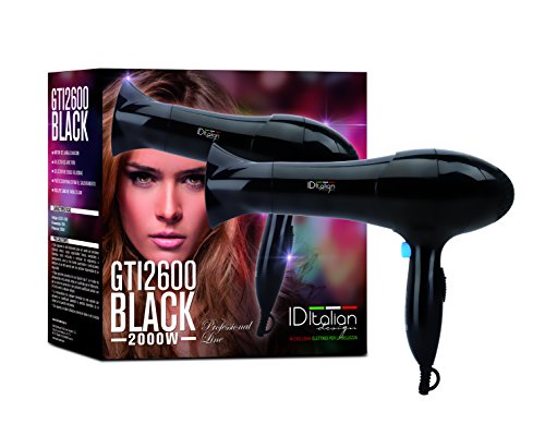 Italian Design - Secador Turbo Gti 2600, Color Negro