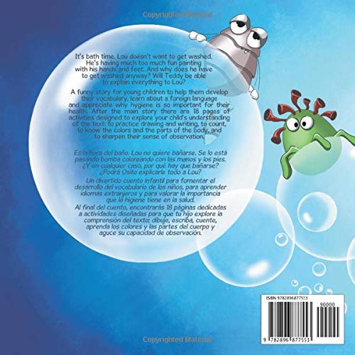 It's bath time, Lou! - ¡Lou, es la hora del baño! (Lou & Teddy)