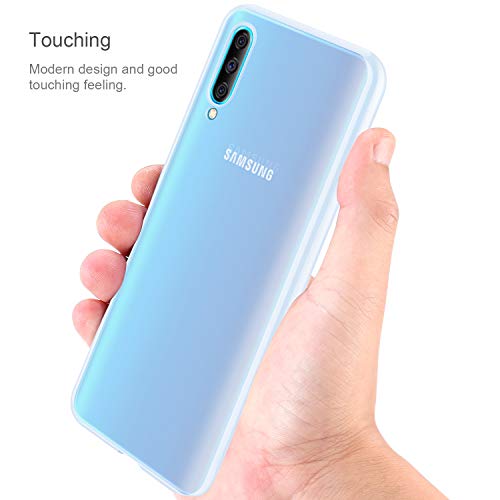 ivencase 9 × Funda Samsung Galaxy A50, Carcasa Fina TPU Flexible Cover para Samsung Galaxy A50 (Rosa Gris Rosa Claro Amarillo Rojo Azul Oscuro Translúcido Negro Azul Claro)
