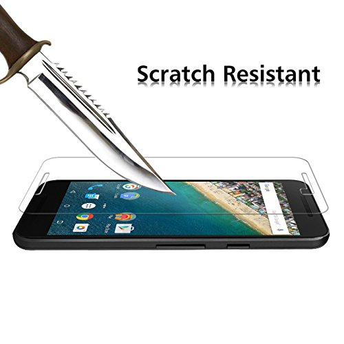 ivoler [3 Unidades] Protector de Pantalla para LG Google Nexus 5X, Cristal Vidrio Templado Premium