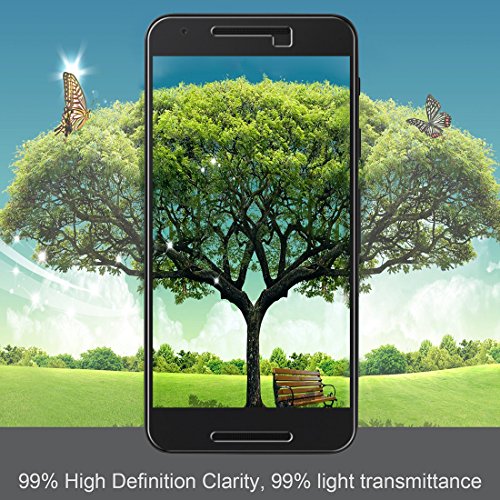 ivoler [3 Unidades] Protector de Pantalla para LG Google Nexus 5X, Cristal Vidrio Templado Premium