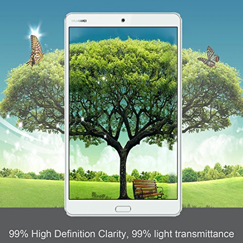 ivoler Protector de Pantalla para Huawei Mediapad M3 8.4, Cristal Vidrio Templado Premium