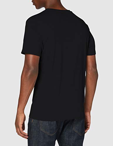 Jack & Jones JORHEKTA Organic tee SS Crew Neck BLK Camiseta, Tap Shoe, L para Hombre