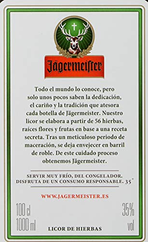 Jägermeister - Licor, 1000 ml