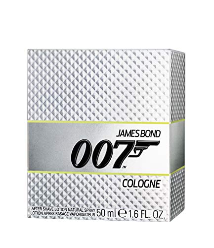 James Bond 007 Cologne After Shave Lotion Natural Spray – Agua de afeitado nutritiva – Fragancia refrescante para hombre – 1 unidad (50 ml)