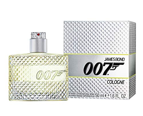 James Bond 007 Cologne After Shave Lotion Natural Spray – Agua de afeitado nutritiva – Fragancia refrescante para hombre – 1 unidad (50 ml)