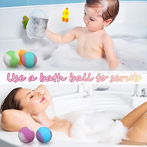 Janolia Bolas de baño 9x60g, para SPA y relajación en Burbujas, adecuadas para Mujeres, Hombres, niños