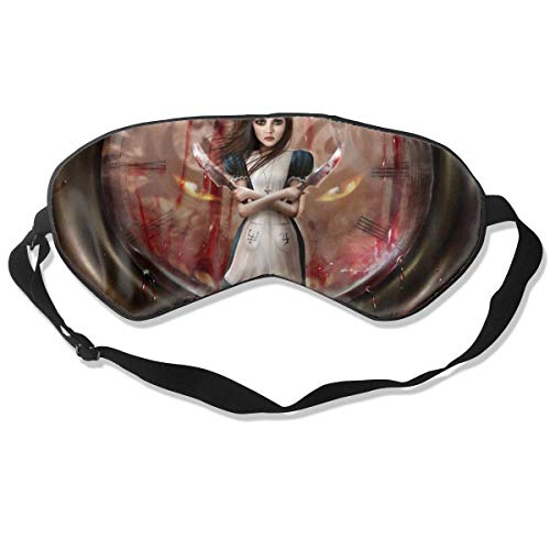 JDYU Alice Sleep Mask Blackout Cubierta de ojos transpirable Decoración facial Máscara de ojos súper suave y cómoda para dormir