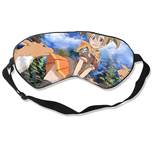 JDYU Anime Sword Art Online Máscara para dormir Blackout Cubierta de ojos transpirable Decoración facial Máscara de ojos súper suave y cómoda para dormir