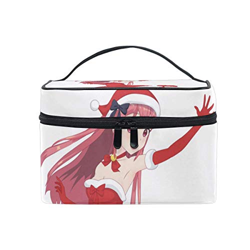 JDYU Taikale Christmas Girl Rebotante Bolsa de Maquillaje Neceser de Viaje Neceser de Viaje Bolsa de cosméticos de Gran Capacidad Bolsas de Maquillaje portátiles con Compartimentos para niñas