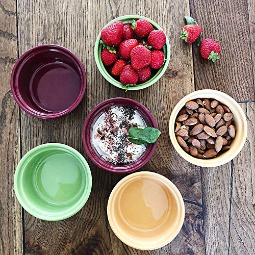 Jean-Patrique Set of 6 Classic Culinaria Individual Pot Pie Casserole Dishes