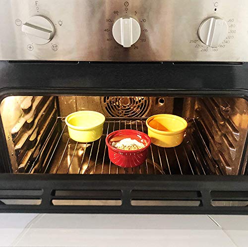 Jean-Patrique Set of 6 Classic Culinaria Individual Pot Pie Casserole Dishes