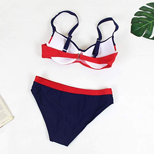 JERFER Mujer Conjunto de Bikini Acolchado Sujetador Push-up Traje de Baño Ropa de Playa