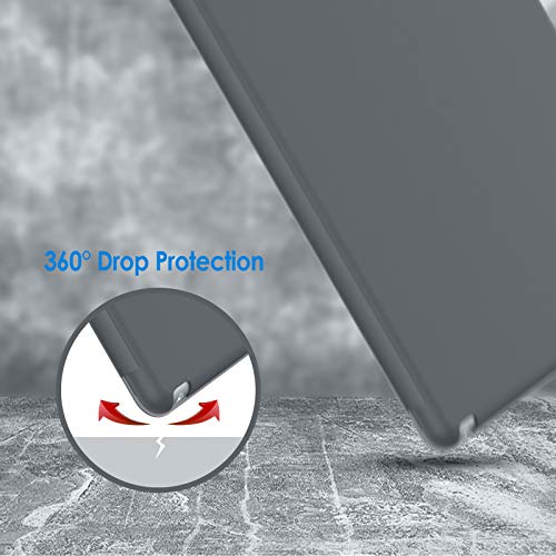 JETech Funda compatible iPad Air, Carcasa con Soporte Función, Auto-Sueño/Estela, Gris Oscuro