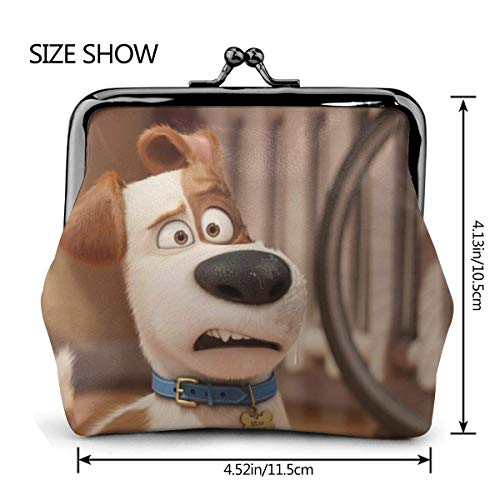 JHGFG Cuero Buckle Monederos Monederos de Vida Secreta Bolsa para Besos Bloqueo de Cambio Monederos