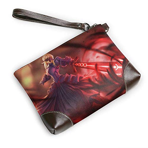 JHGFG Sabre Leather Coach Corner Zip Muñeca Mujer De Hombre Cartera de Cuero Cartera de Embrague, Monedero de teléfono Inteligente Monedero Signature