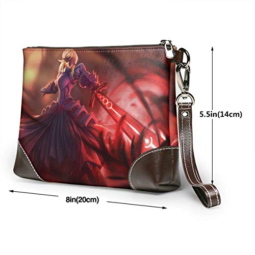 JHGFG Sabre Leather Coach Corner Zip Muñeca Mujer De Hombre Cartera de Cuero Cartera de Embrague, Monedero de teléfono Inteligente Monedero Signature