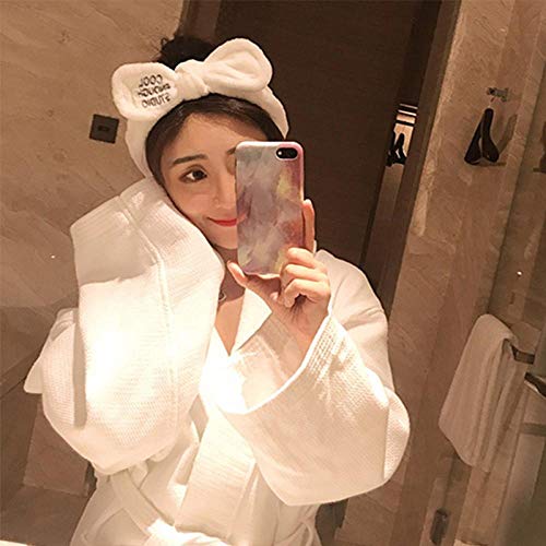 JIAOSHUAIYU Hair accessories Face wash hair clip hair band soft and warm coral fleece women's girl turban fashion hair accessories pinkantlers